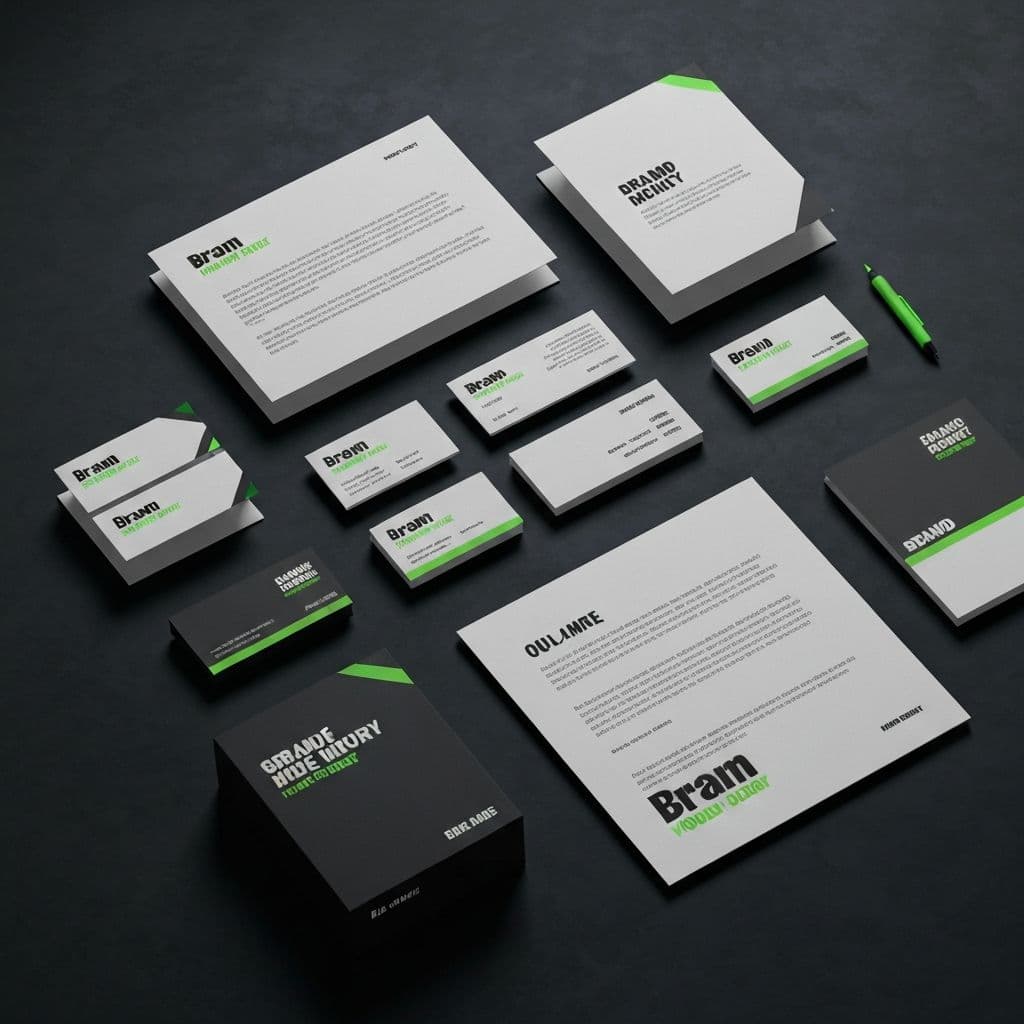 Full brand identity and collateral for an architecture studio.